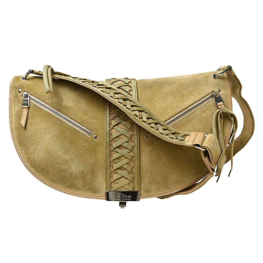 Christian Dior Admit It Suede Beige Suede Shoulder Bag Bag